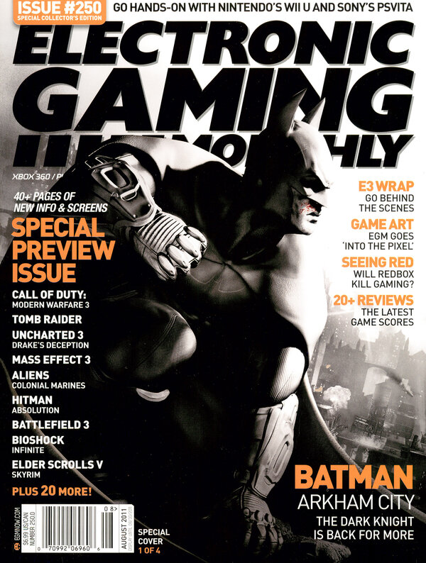 Electronic Gaming Monthly Issue 250 (August 2011) cover